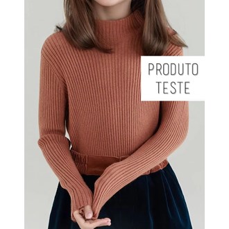 Blusa Infantil de Gola Alta