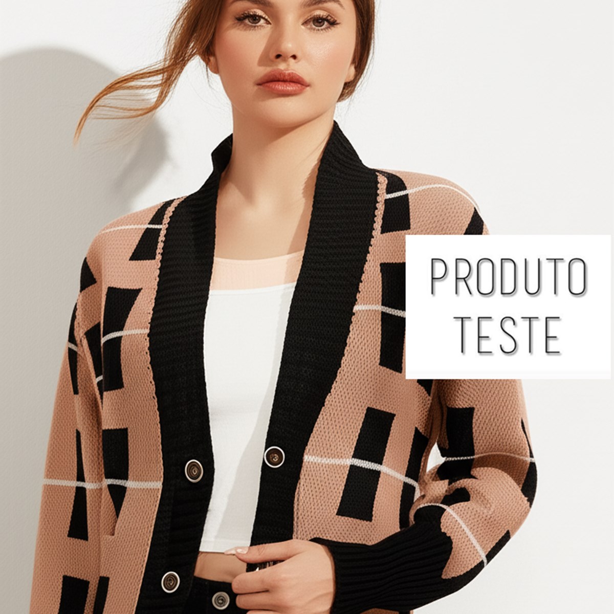 Casaco Feminino Com Botões