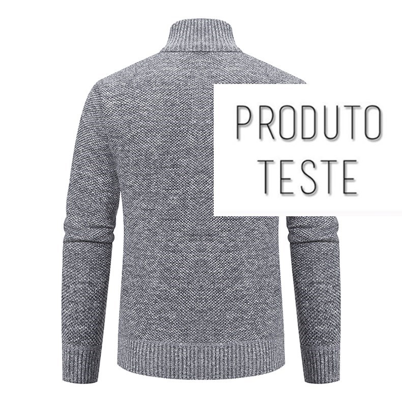 Casaco Esportivo Casual Masculino Com Zíper