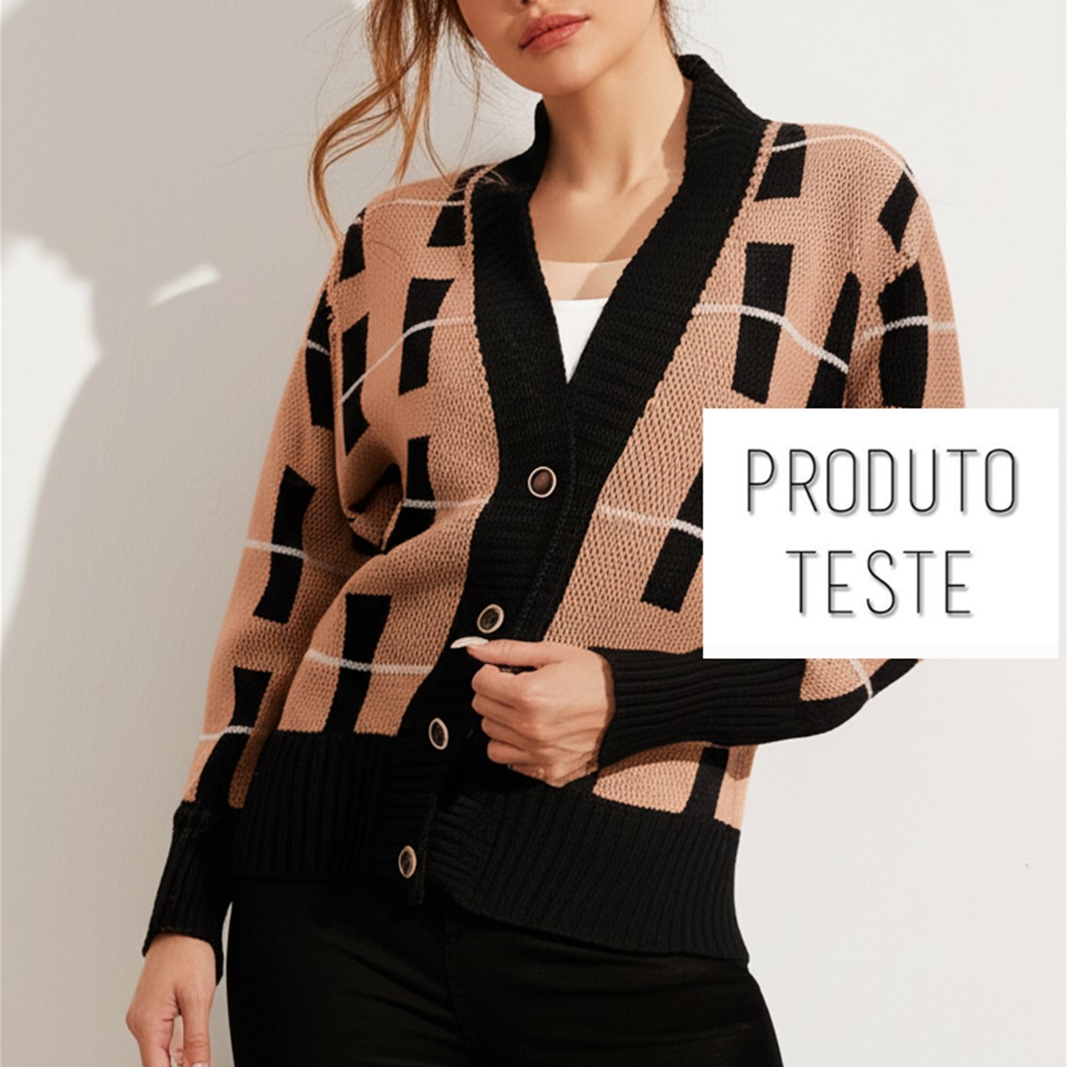 Casaco Feminino Com Botões