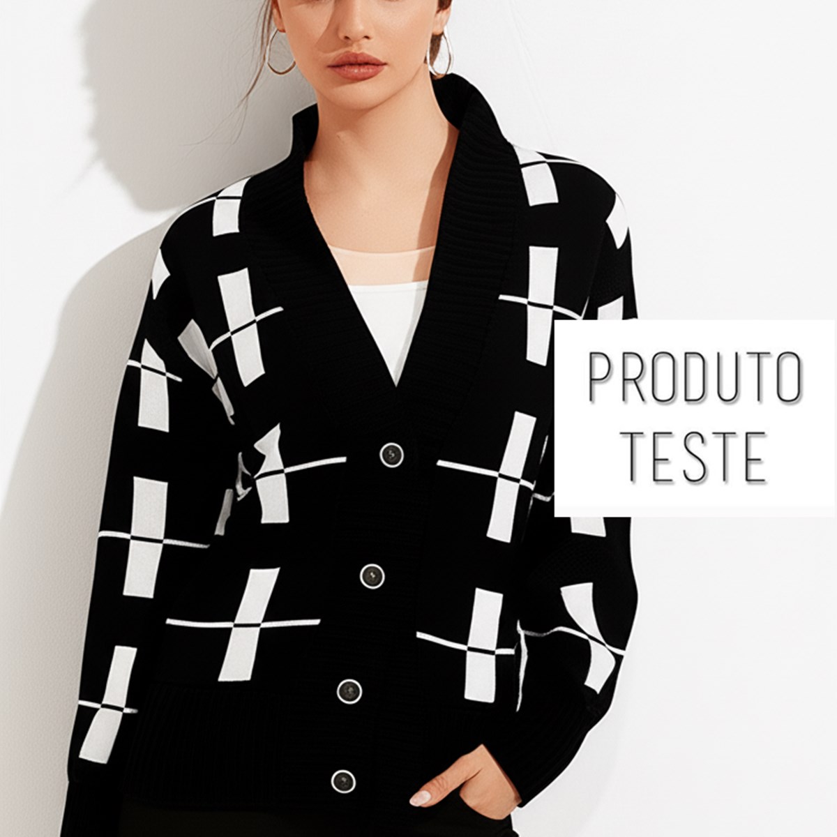 Casaco Feminino Com Botões