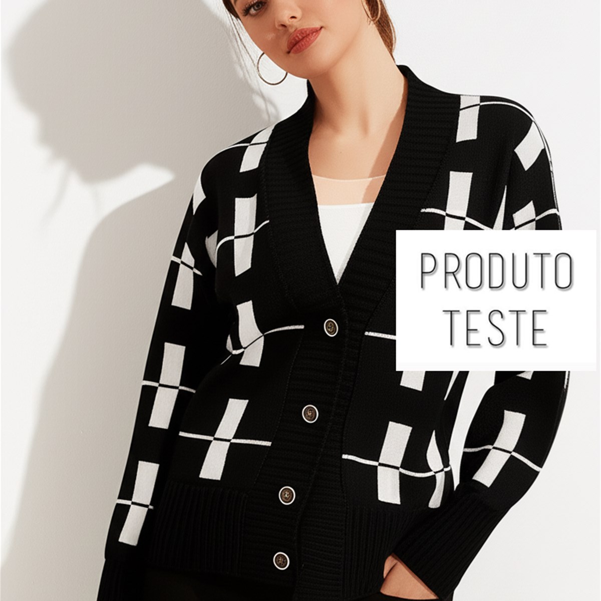 Casaco Feminino Com Botões